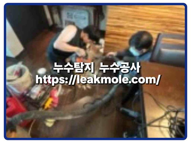 누수탐지 현장 작업 사진 11